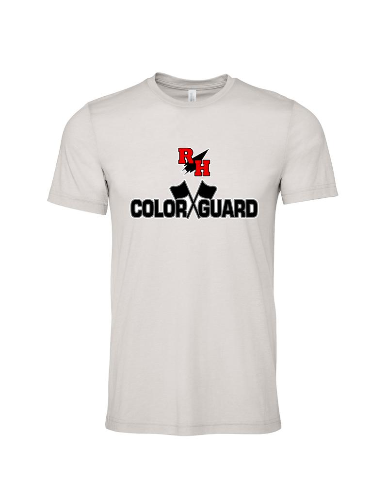 Rose Hill HS Color Guard Logo - Mens Tri Blend Shirt