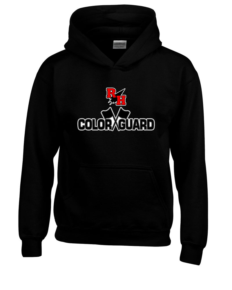 Rose Hill HS Color Guard Logo - Cotton Hoodie