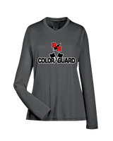 Rose Hill HS Color Guard Logo - Womens Performance Long Sleeve