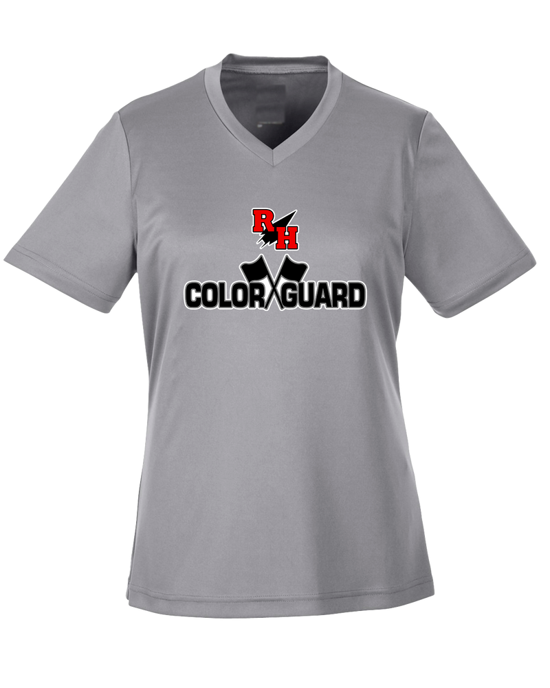 Rose Hill HS Color Guard Logo - Womens Performance Shirt