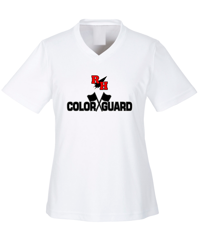 Rose Hill HS Color Guard Logo - Womens Performance Shirt