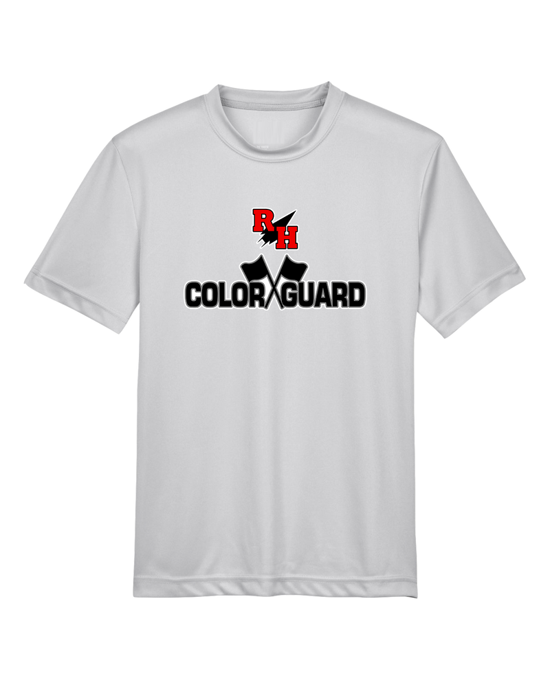 Rose Hill HS Color Guard Logo - Youth Performance T-Shirt