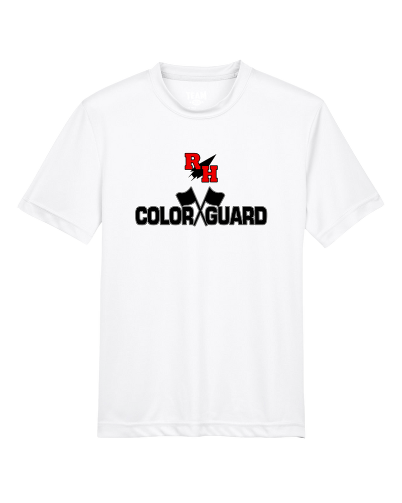 Rose Hill HS Color Guard Logo - Youth Performance T-Shirt