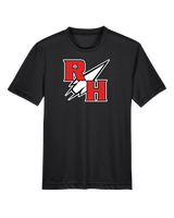 Rose Hill HS Track and Field RH Logo - Youth Performance T-Shirt