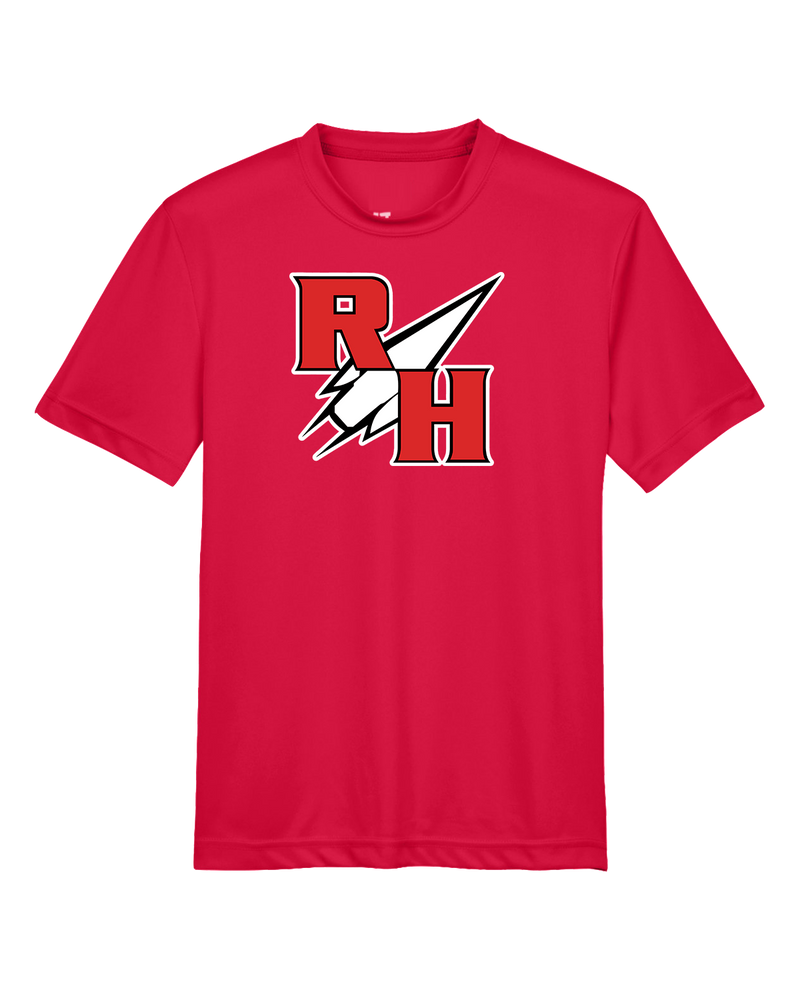 Rose Hill HS Track and Field RH Logo - Youth Performance T-Shirt