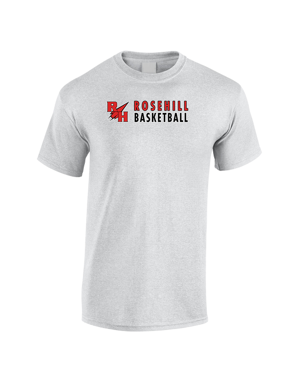 Rose Hill HS Basketball Basic - Cotton T-Shirt