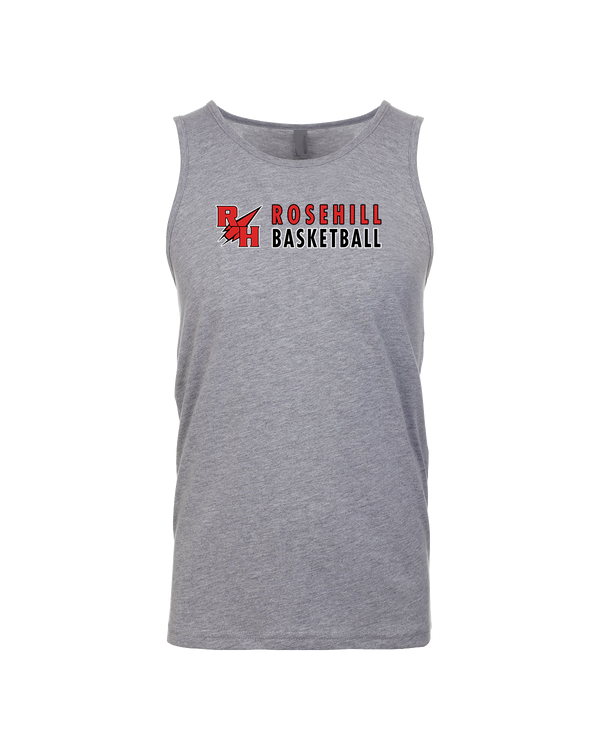 Rose Hill HS Basketball Basic - Mens Tank Top