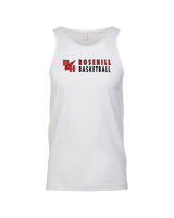 Rose Hill HS Basketball Basic - Mens Tank Top