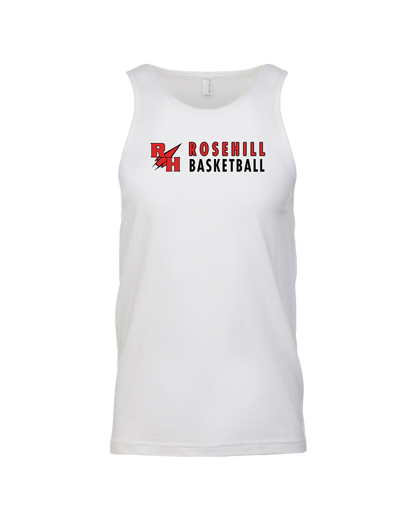 Rose Hill HS Basketball Basic - Mens Tank Top