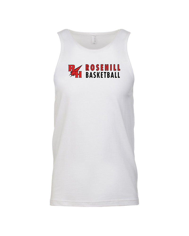 Rose Hill HS Basketball Basic - Mens Tank Top