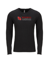 Rose Hill HS Basketball Basic - Tri Blend Long Sleeve