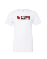 Rose Hill HS Basketball Basic - Mens Tri Blend Shirt