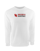 Rose Hill HS Basketball Basic - Crewneck Sweatshirt