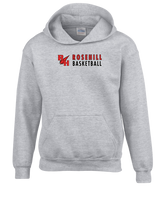 Rose Hill HS Basketball Basic - Cotton Hoodie