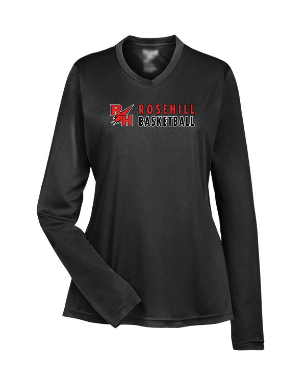 Rose Hill HS Basketball Basic - Womens Performance Long Sleeve