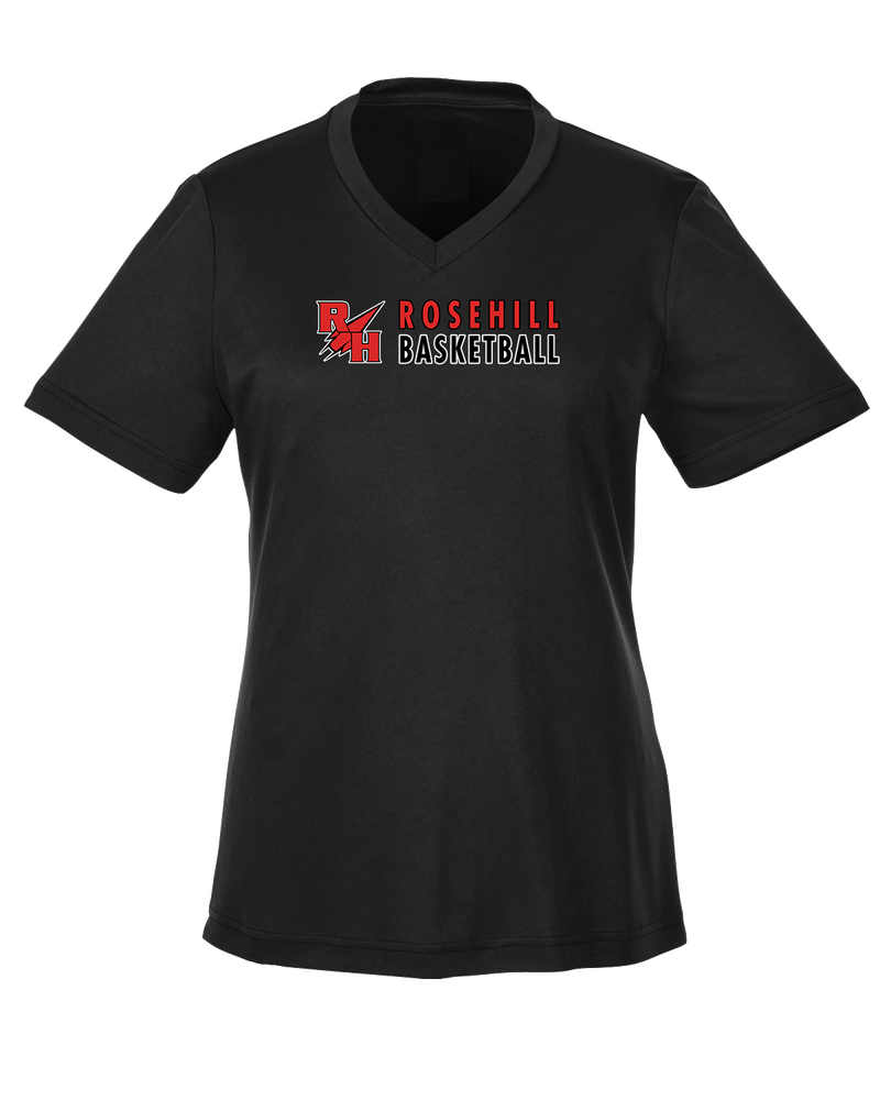 Rose Hill HS Basketball Basic - Womens Performance Shirt