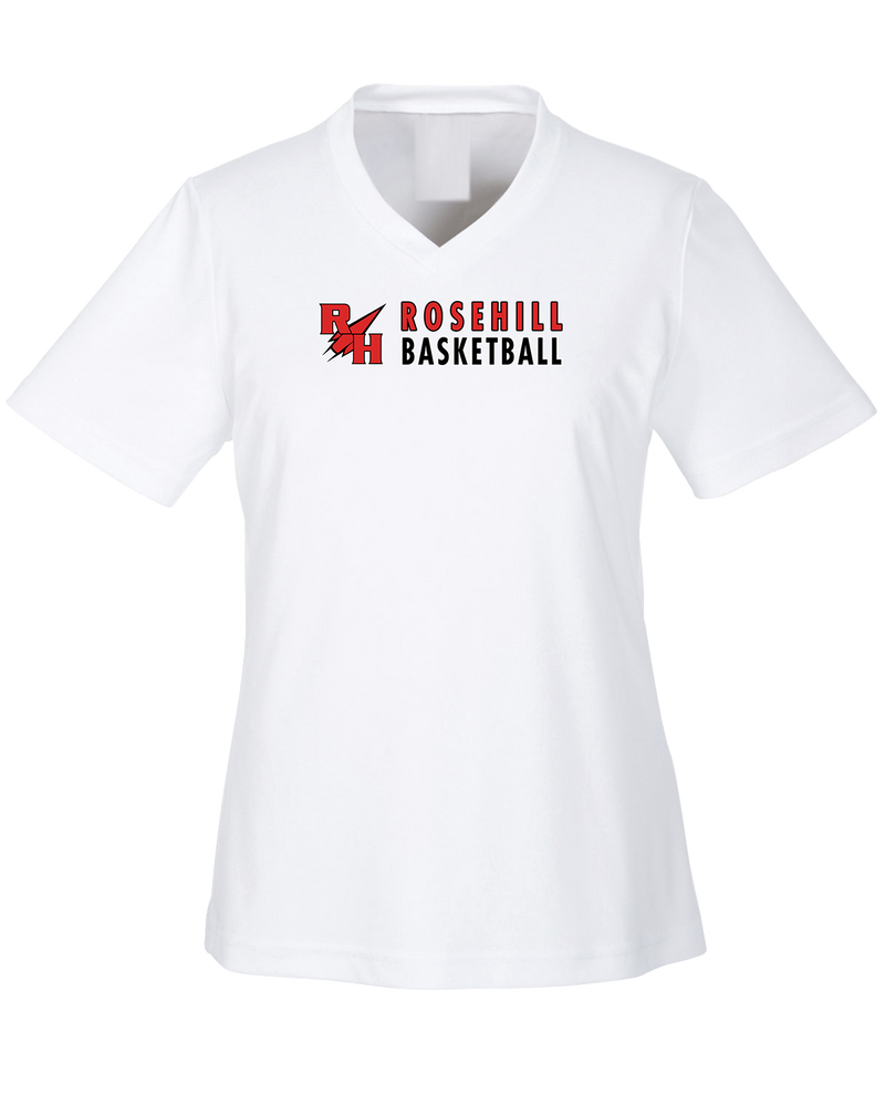 Rose Hill HS Basketball Basic - Womens Performance Shirt