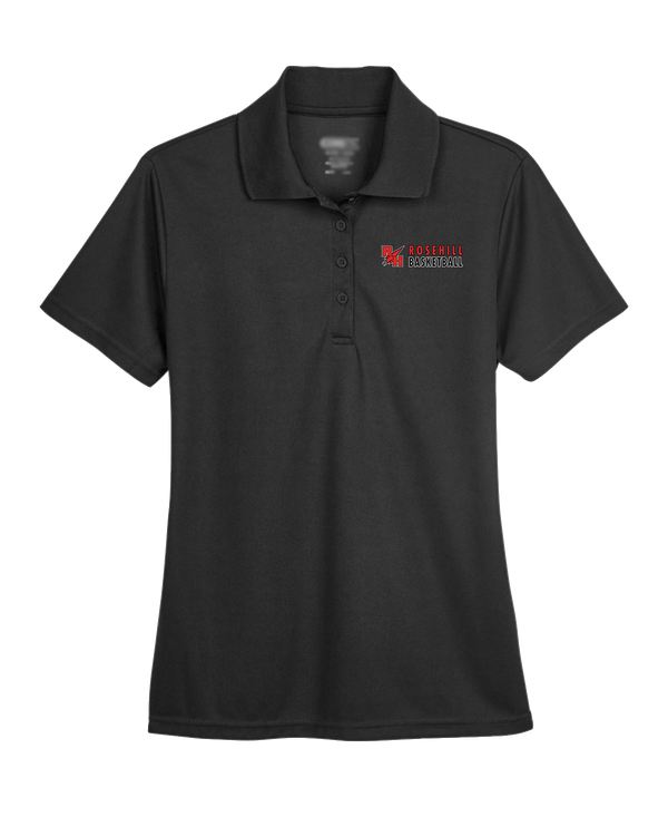 Rose Hill HS Basketball Basic - Womens Polo