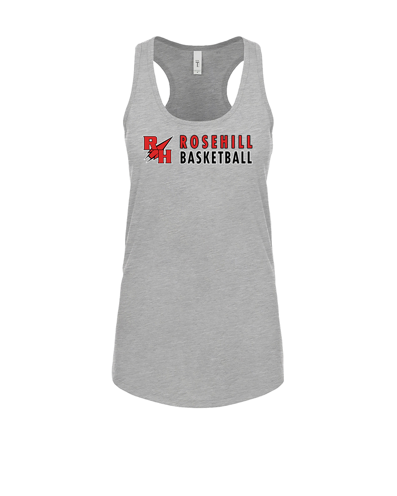 Rose Hill HS Basketball Basic - Womens Tank Top