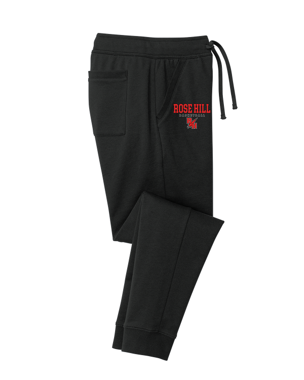 Rose Hill HS Basketball Block - Cotton Joggers