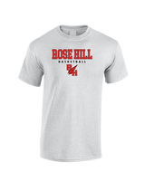 Rose Hill HS Basketball Block - Cotton T-Shirt