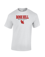 Rose Hill HS Basketball Block - Cotton T-Shirt