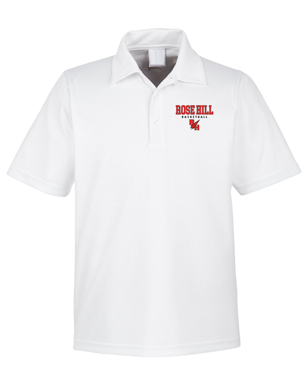 Rose Hill HS Basketball Block - Men's Polo