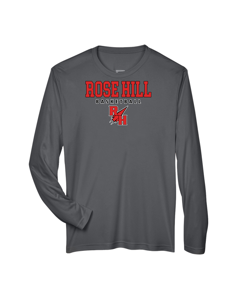 Rose Hill HS Basketball Block - Performance Long Sleeve