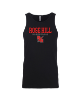 Rose Hill HS Basketball Block - Mens Tank Top