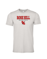 Rose Hill HS Basketball Block - Mens Tri Blend Shirt