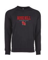 Rose Hill HS Basketball Block - Crewneck Sweatshirt