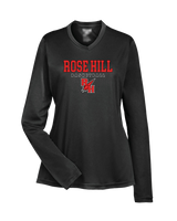 Rose Hill HS Basketball Block - Womens Performance Long Sleeve