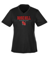 Rose Hill HS Basketball Block - Womens Performance Shirt