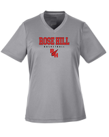 Rose Hill HS Basketball Block - Womens Performance Shirt