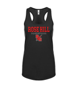 Rose Hill HS Basketball Block - Womens Tank Top