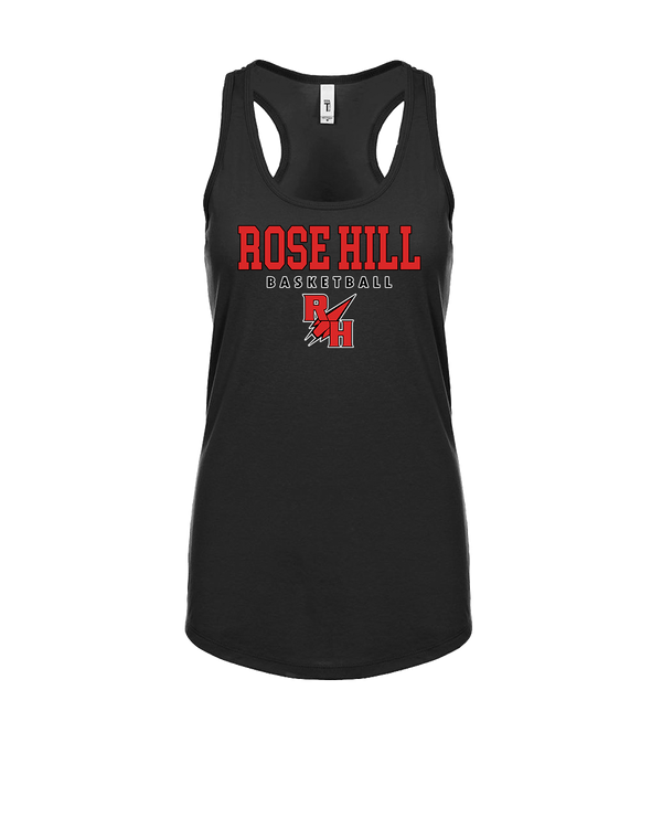 Rose Hill HS Basketball Block - Womens Tank Top