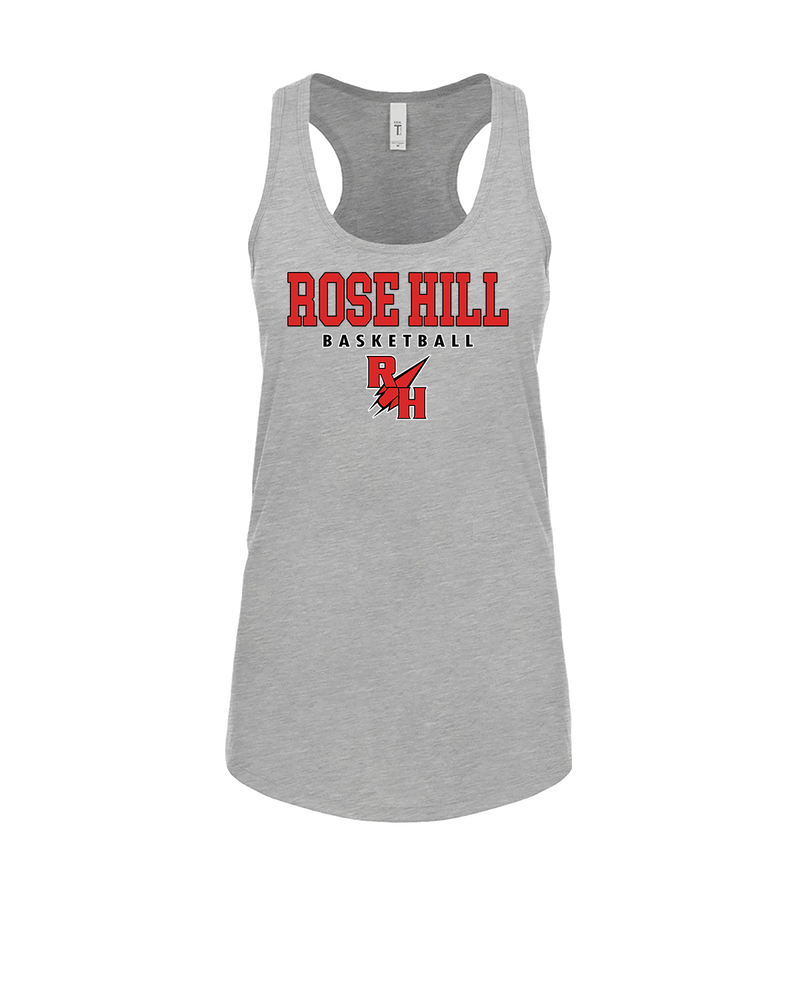 Rose Hill HS Basketball Block - Womens Tank Top