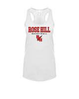 Rose Hill HS Basketball Block - Womens Tank Top