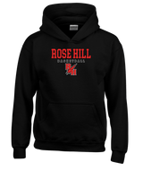 Rose Hill HS Basketball Block - Youth Hoodie