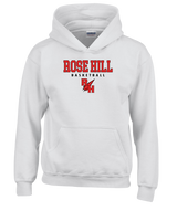 Rose Hill HS Basketball Block - Youth Hoodie