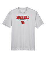 Rose Hill HS Basketball Block - Performance T-Shirt