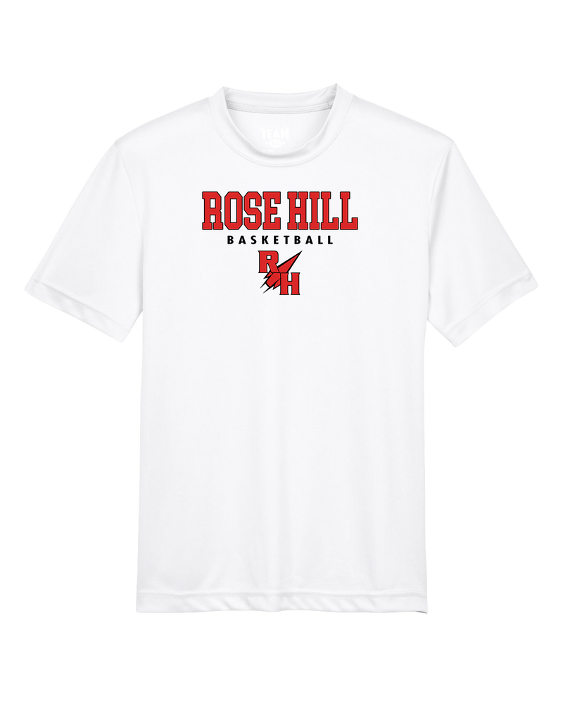 Rose Hill HS Basketball Block - Performance T-Shirt