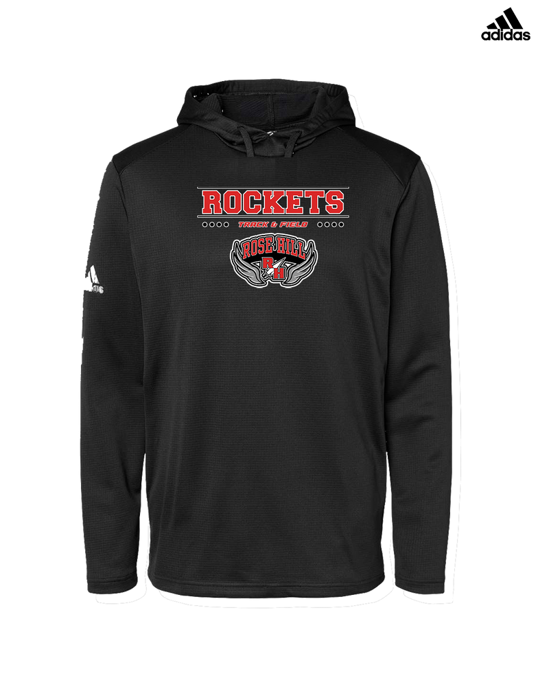 Rose Hill HS Track and Field Border - Adidas Men's Hooded Sweatshirt