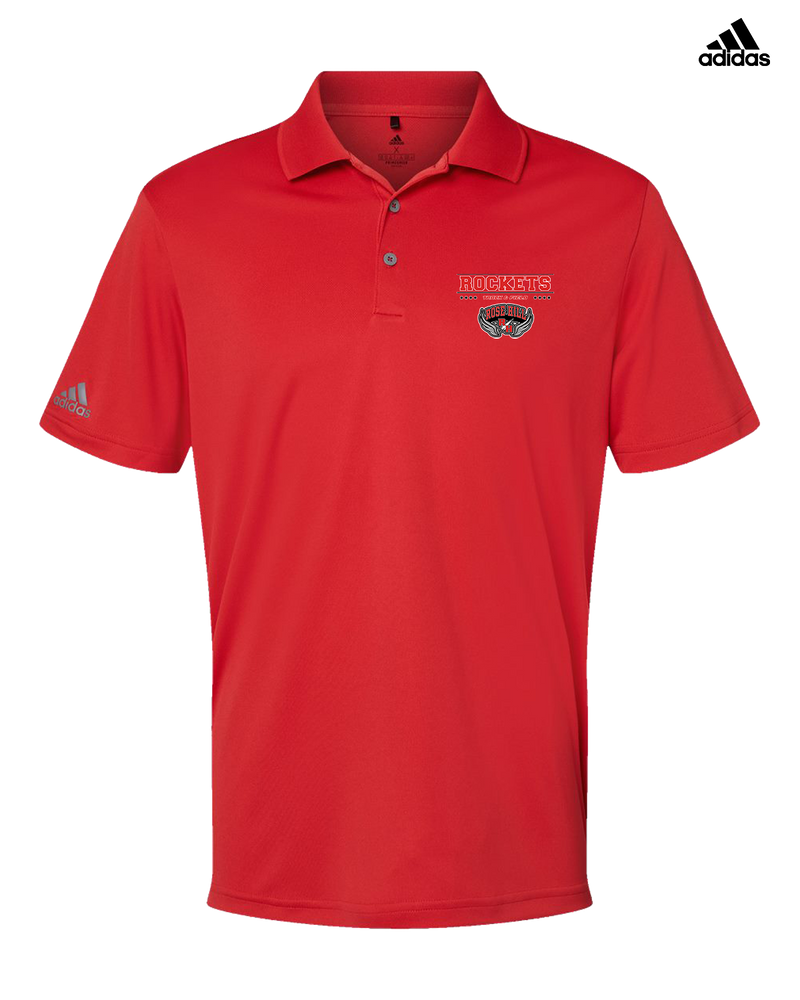 Rose Hill HS Track and Field Border - Adidas Men's Performance Polo