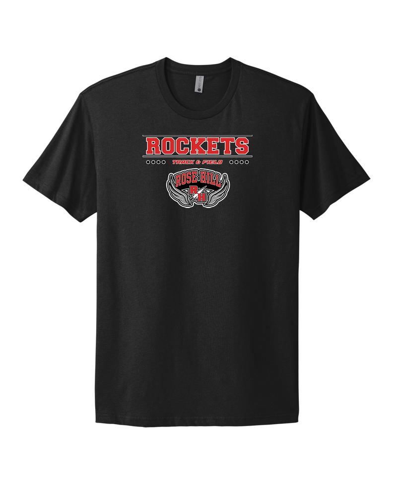 Rose Hill HS Track and Field Border - Select Cotton T-Shirt