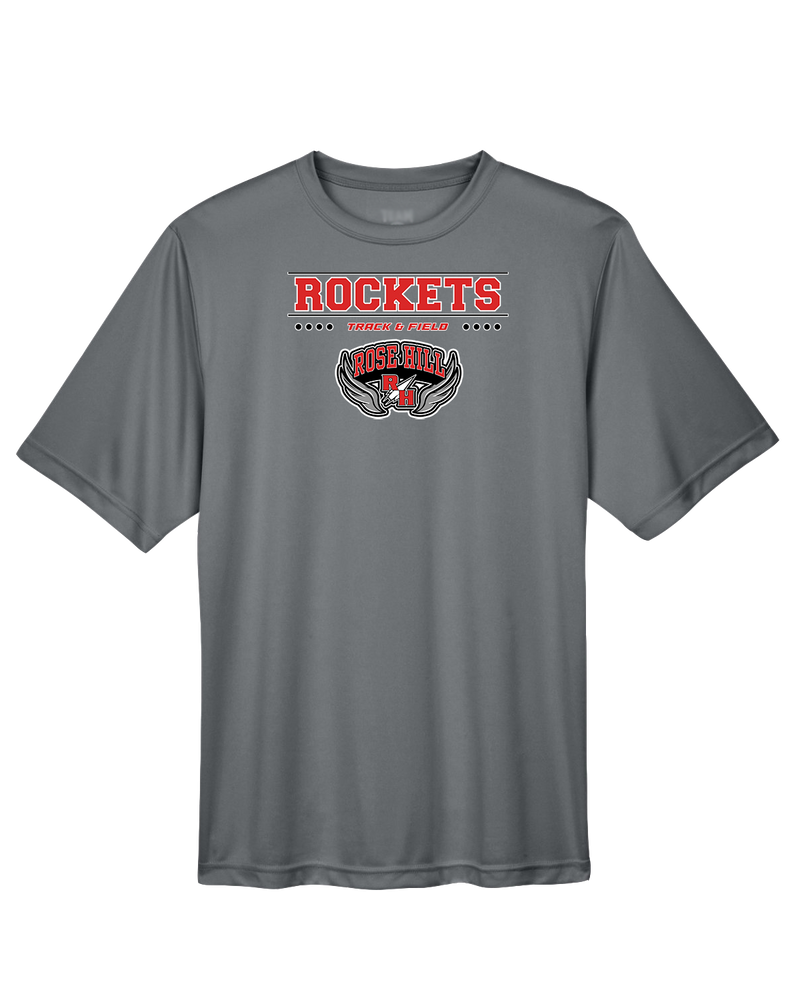 Rose Hill HS Track and Field Border - Performance T-Shirt