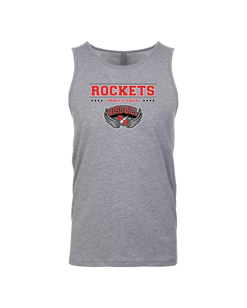 Rose Hill HS Track and Field Border - Mens Tank Top