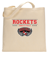 Rose Hill HS Track and Field Border - Tote Bag