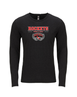 Rose Hill HS Track and Field Border - Tri Blend Long Sleeve