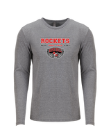 Rose Hill HS Track and Field Border - Tri Blend Long Sleeve